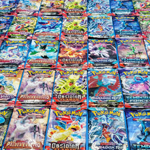 Load image into Gallery viewer, Pokemon-Cards-Booster-Packs-10-Lot-Scarlet-Violet1.webp__PID:12420150-9e10-4e93-9d4c-f8e36b6f47c7
