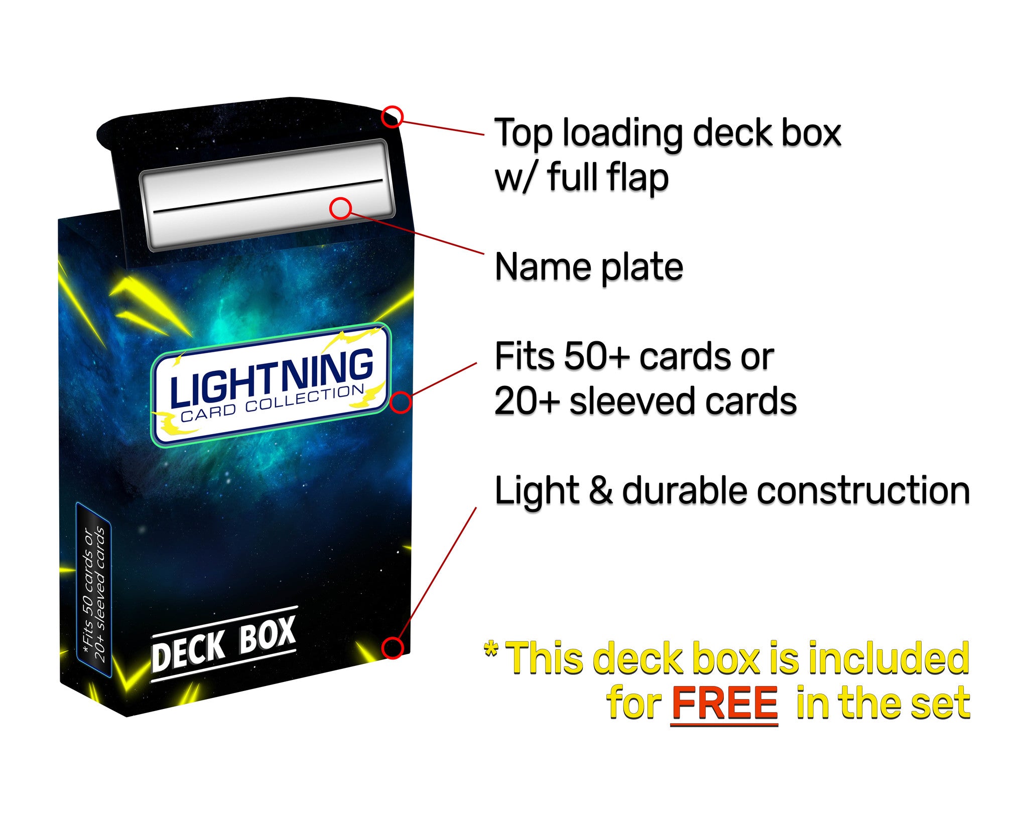 Lightning Card Collection Deck Box